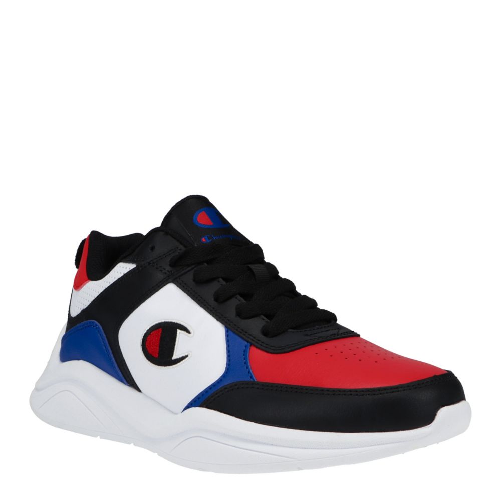 champion basketball shoes mens red