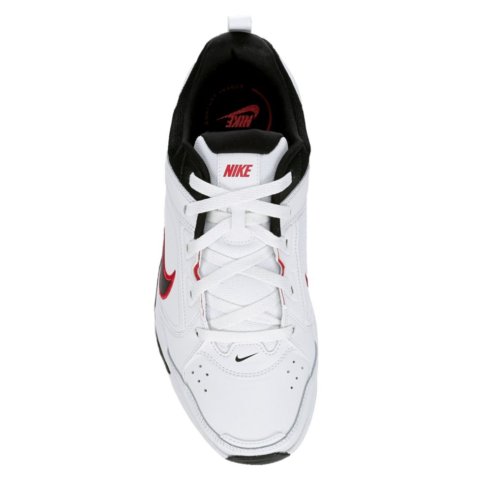 nike men's white walking shoes