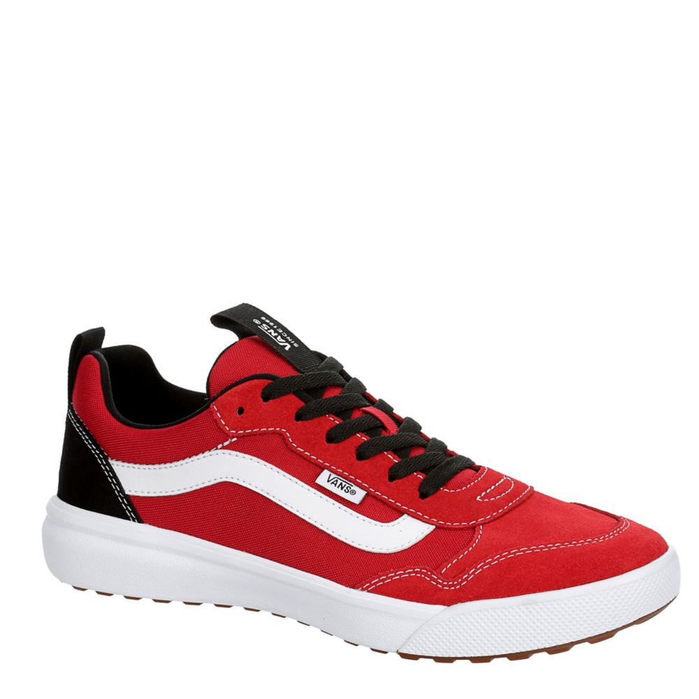 Red Vans Mens Range Exp Sneaker | Athletic | Rack Shoes