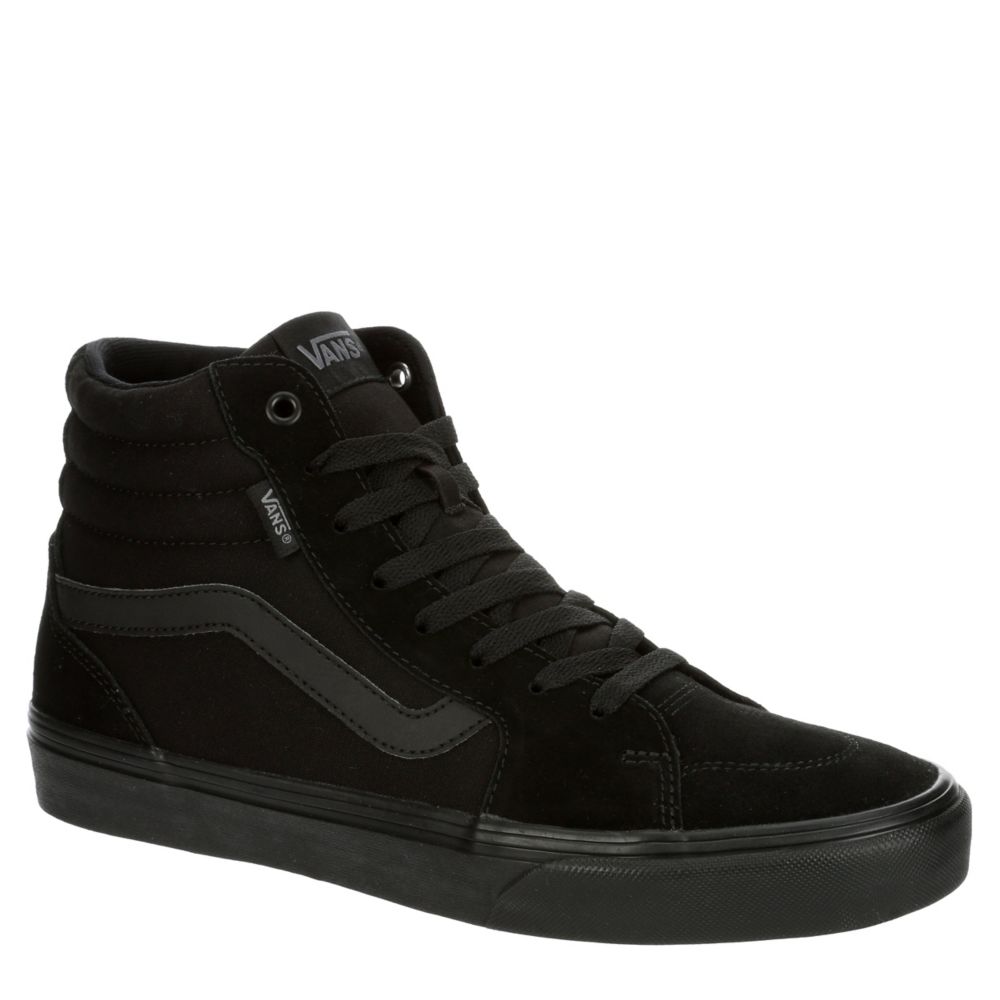 vans high tops mens all black