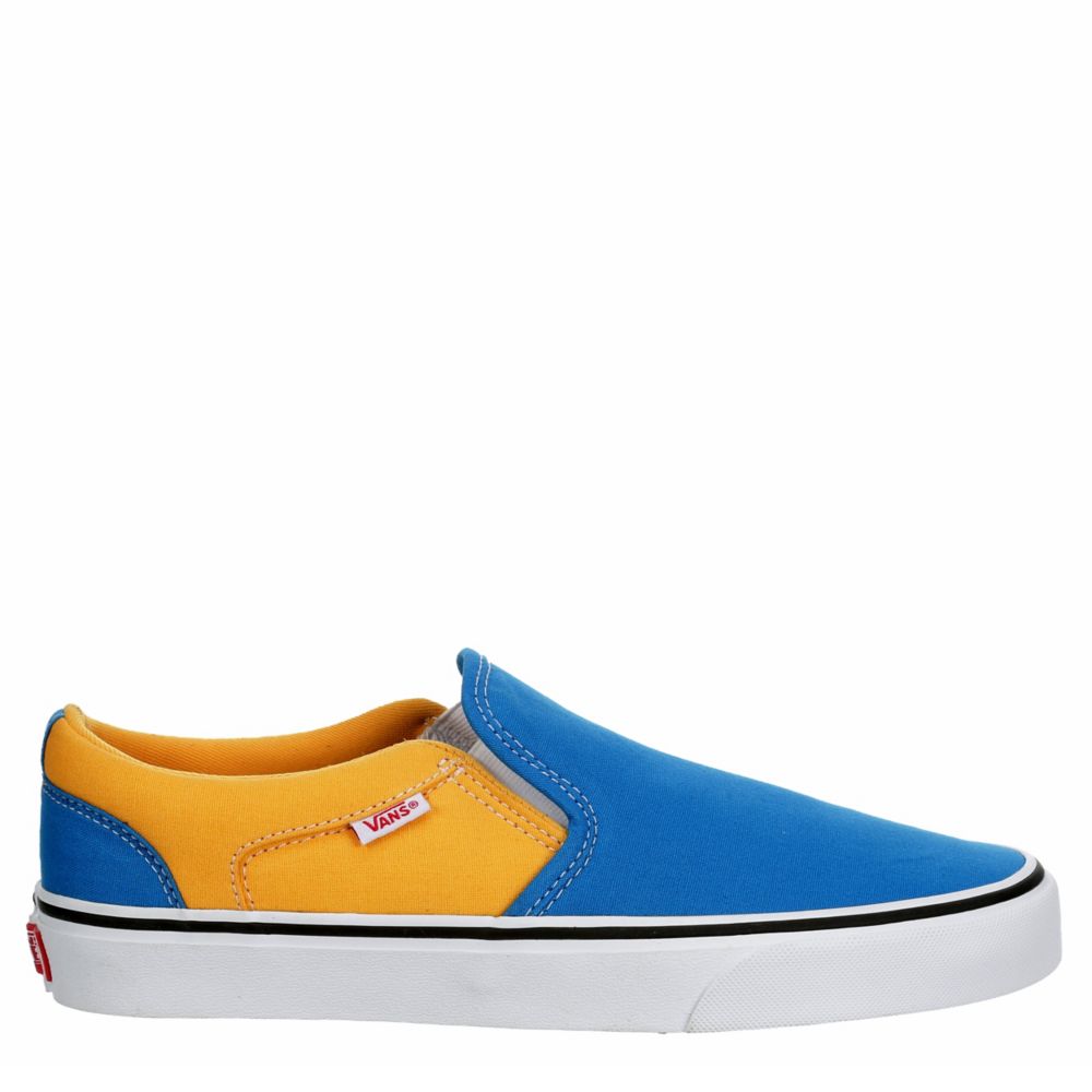 Blue Mens Asher On Sneaker | Athletic Room Shoes