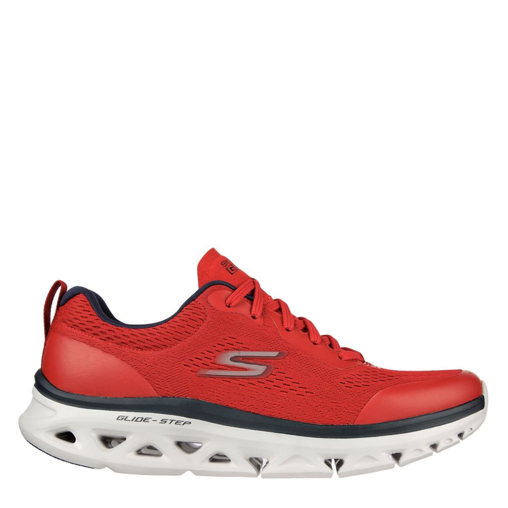 Ondular plan de estudios libro de texto Red Skechers Mens Go Run Glide Step Flex Running Shoe | Mens | Rack Room  Shoes