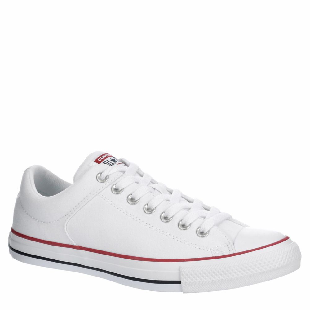 White Converse Chuck All Star High Street Low Sneaker Mens | Rack Room