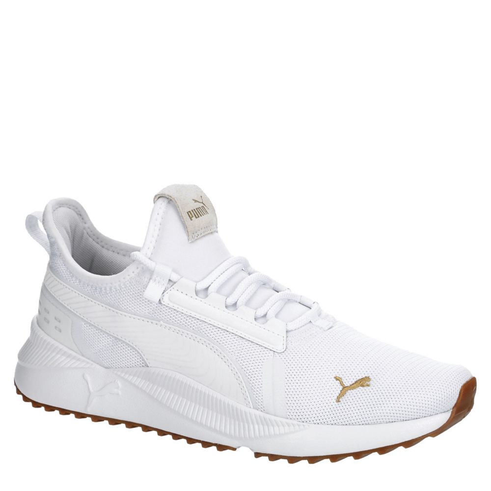 White Puma Mens Pacer Street Sneaker | White White | Rack Room Shoes