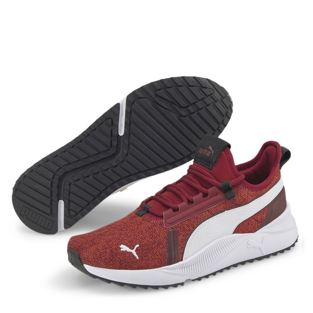 dark red puma shoes