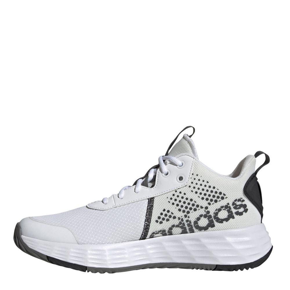 White Adidas Mens Own The Game 2.0 Basketball Shoe | Mens | Rack Room Shoes