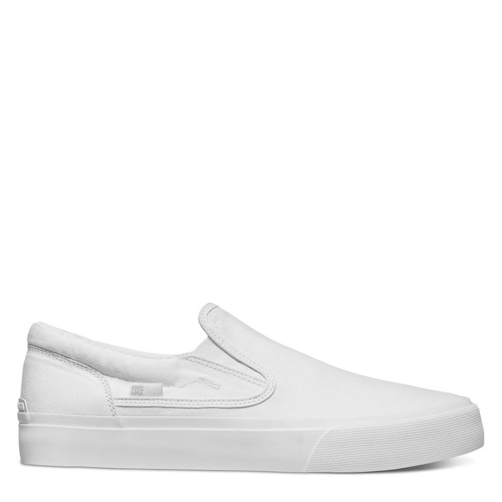 puppy wapenkamer Schrijf op White Dc Shoes Mens Trase Slip On Sneaker | Mens | Rack Room Shoes