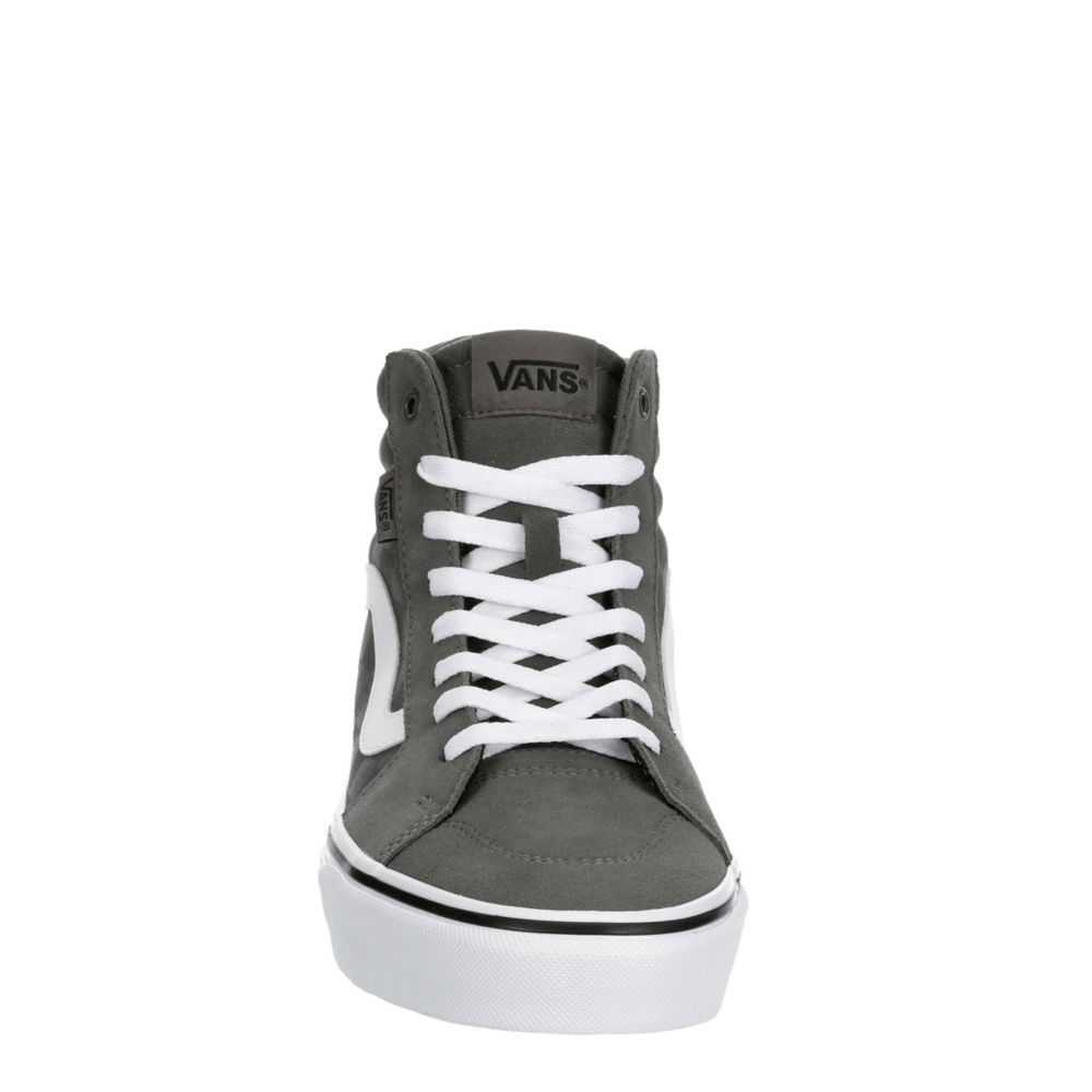high top white vans mens