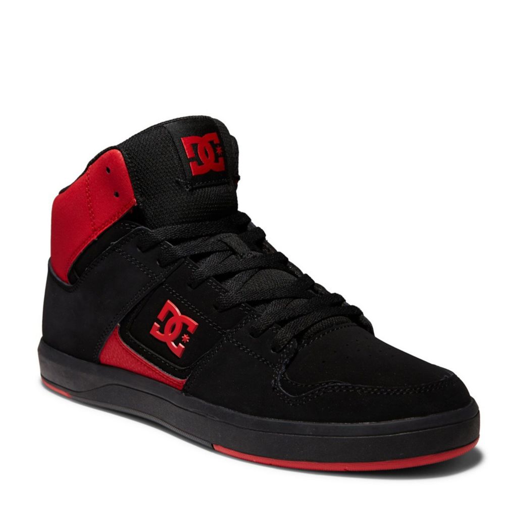 Red Mens Cure Hi Top Sneaker Dc Shoes Rack Room Shoes