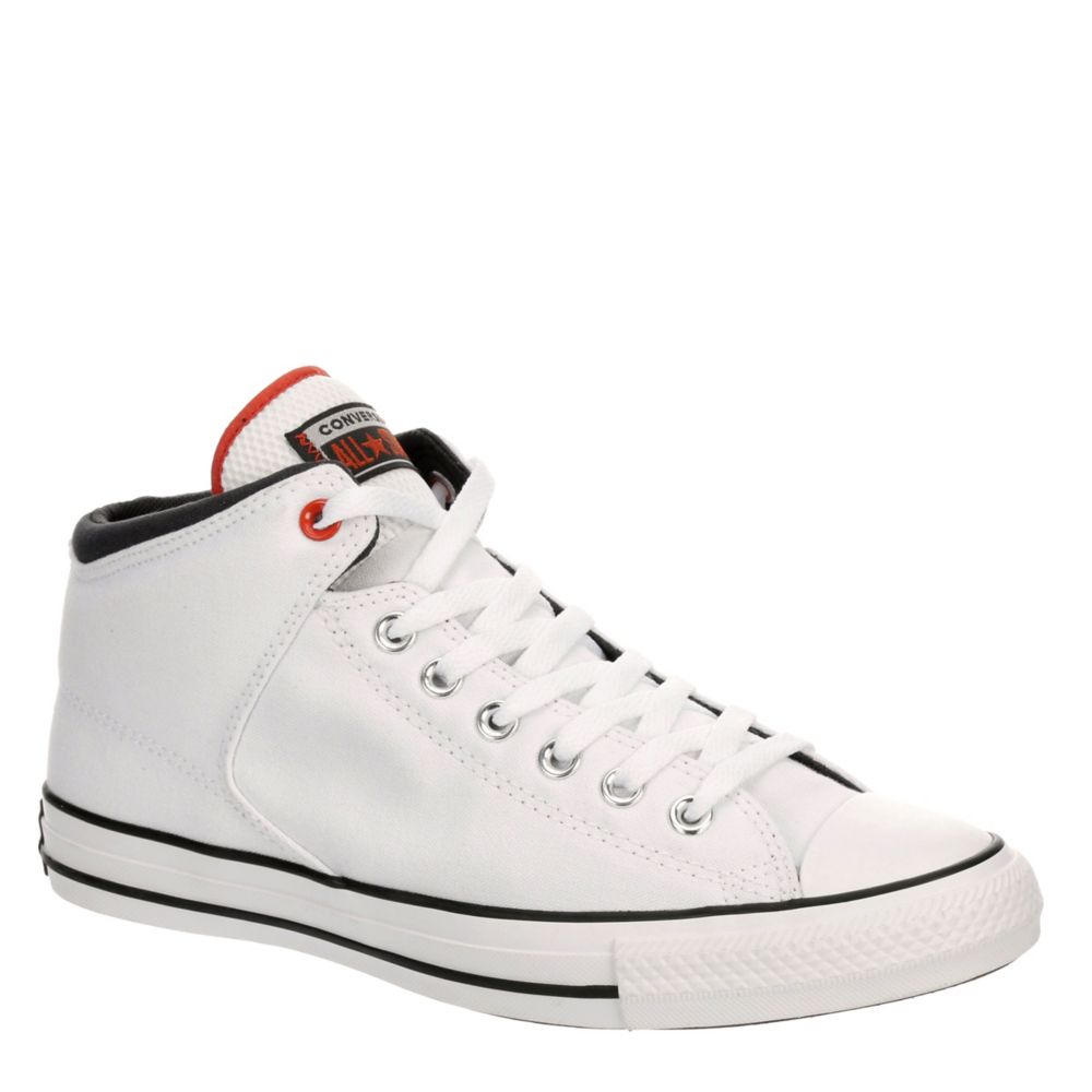 White Converse Mens Chuck Taylor All Star High Street Low Sneaker, Mens