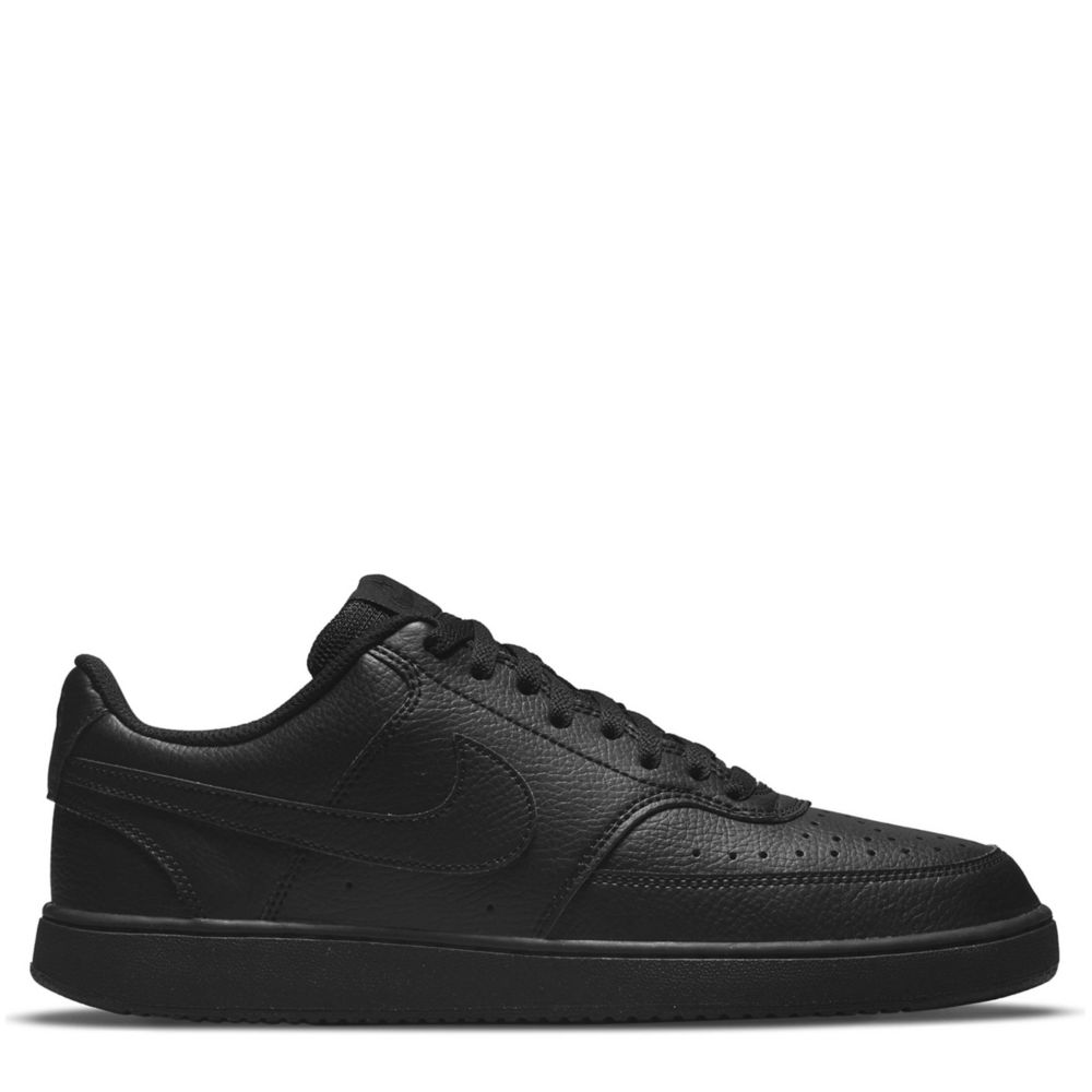 Black Nike Mens Court Vision Low Sneaker | Mens | Rack Room Shoes