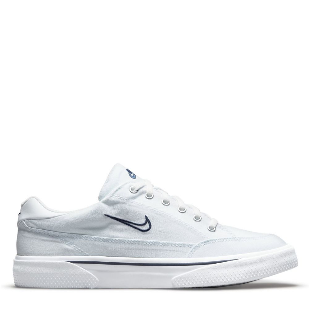 White Nike Mens Retro Gts Sneaker, Color Pop