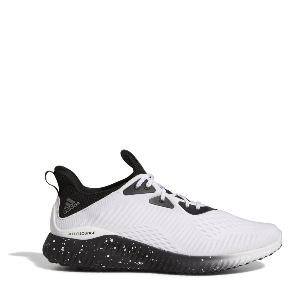 White Adidas Alphabounce Running | Mens | Room Shoes