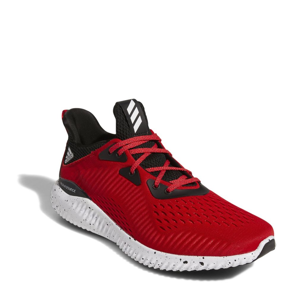 Red Adidas Mens Alphabounce Running Shoe | Color Pop | Rack Room Shoes