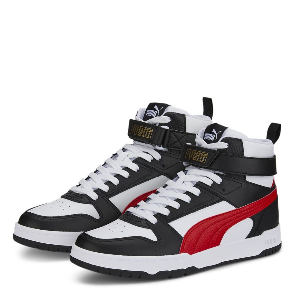 Black Puma Mens Rebound Game Sneaker | Color Pop | Rack Room Shoes