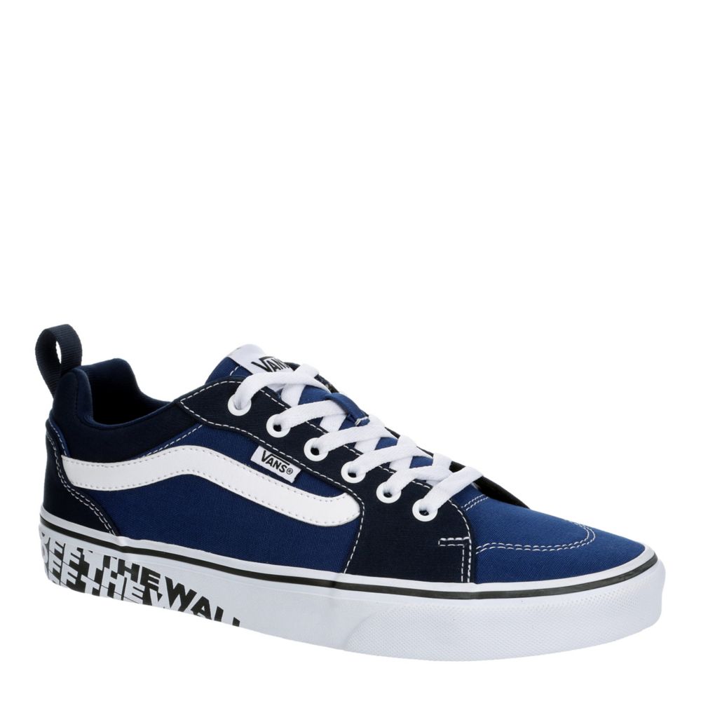 vans blue with black