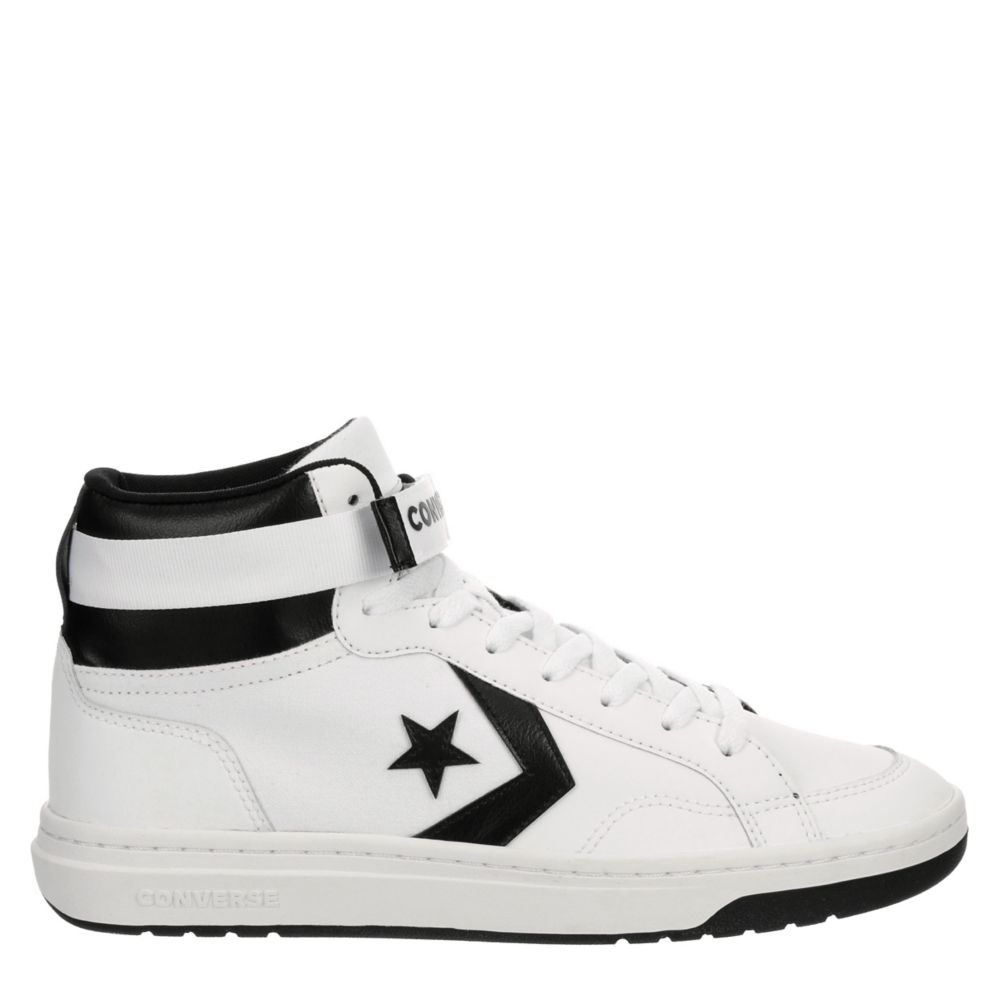 Español Noche Salida White Converse Mens Pro Blaze Strap Sneaker | Black & White | Rack Room  Shoes