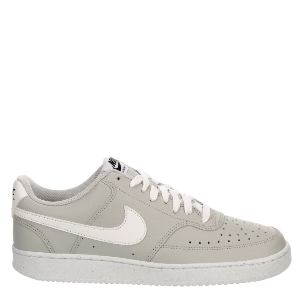 Grey Nike Mens Court Vision Low Sneaker | Mens | Rack Room Shoes