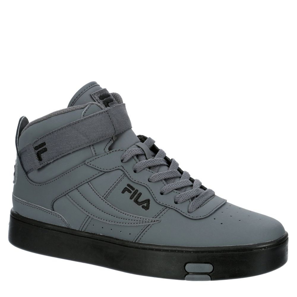 Grey Fila Mens V-010 Lux High Top Sneaker | | Rack Room Shoes