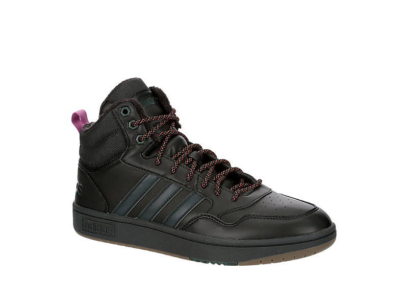 Rank before Figure Black Adidas Mens Hoops 3.0 Mid Winter Sneaker | Mens | Rack Room Shoes