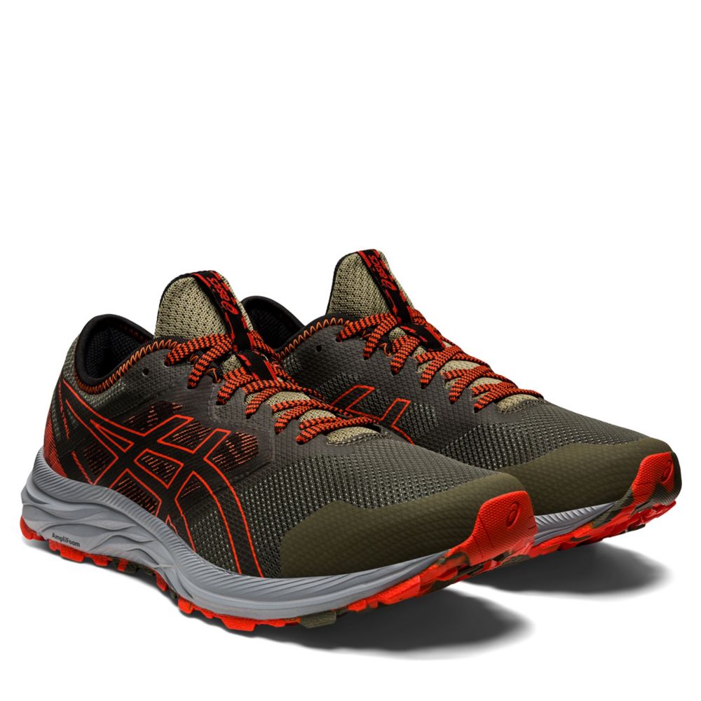 Olive Asics Mens Gel-excite Trail Running Shoe | Mens Rack Shoes