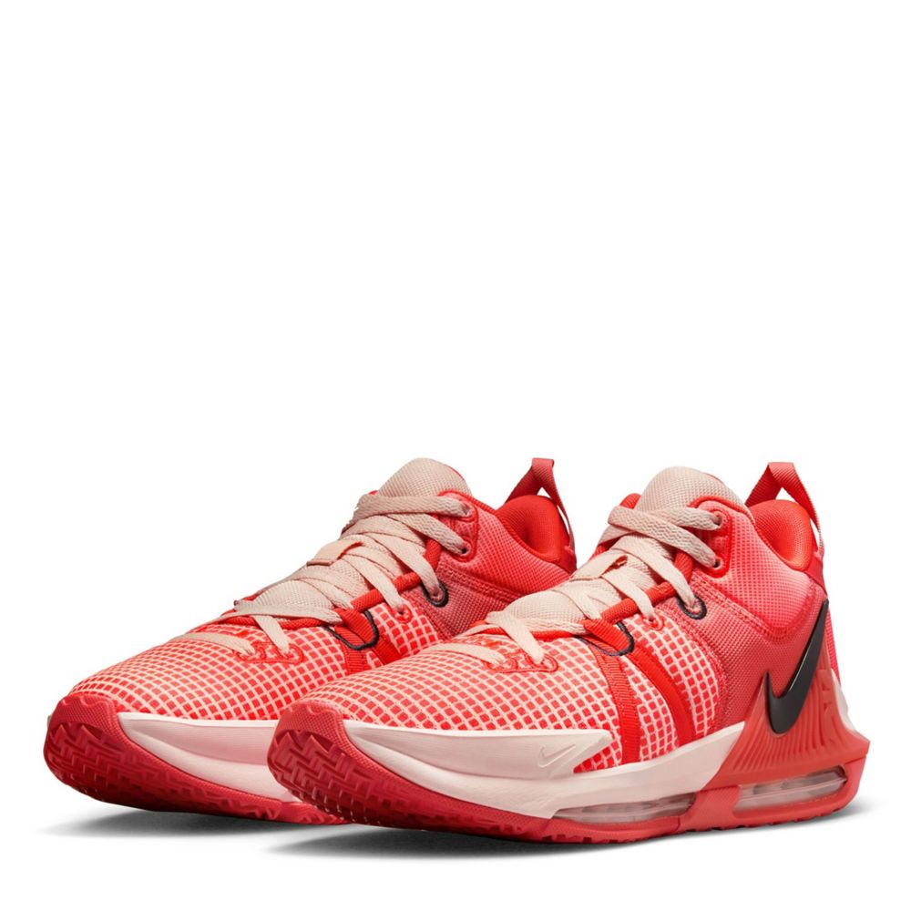 Red Nike Mens Lebron Witness 7 Basketball Shoe | Color Pop | Rack Room Shoes