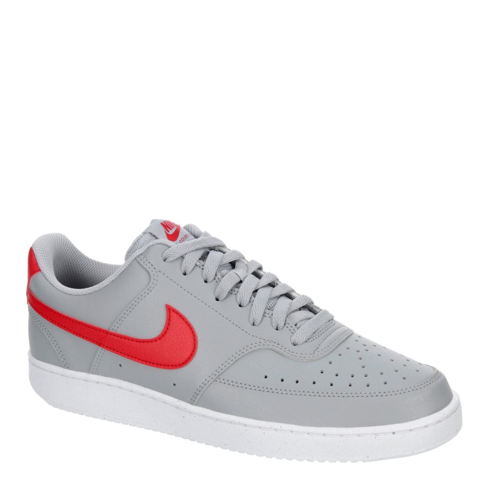 Grey Nike Mens Court Vision Low Sneaker | Pop | Room Shoes