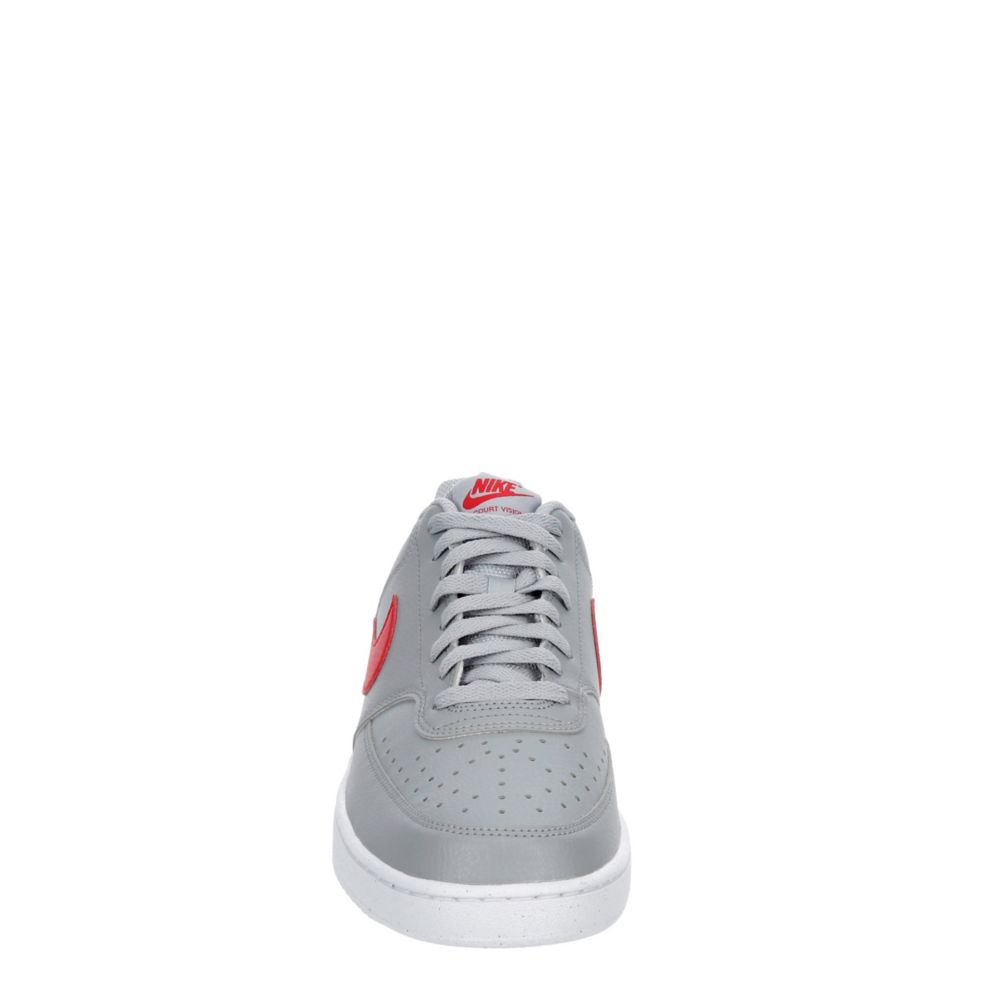 Grey Nike Mens Court Vision Low Sneaker, Mens