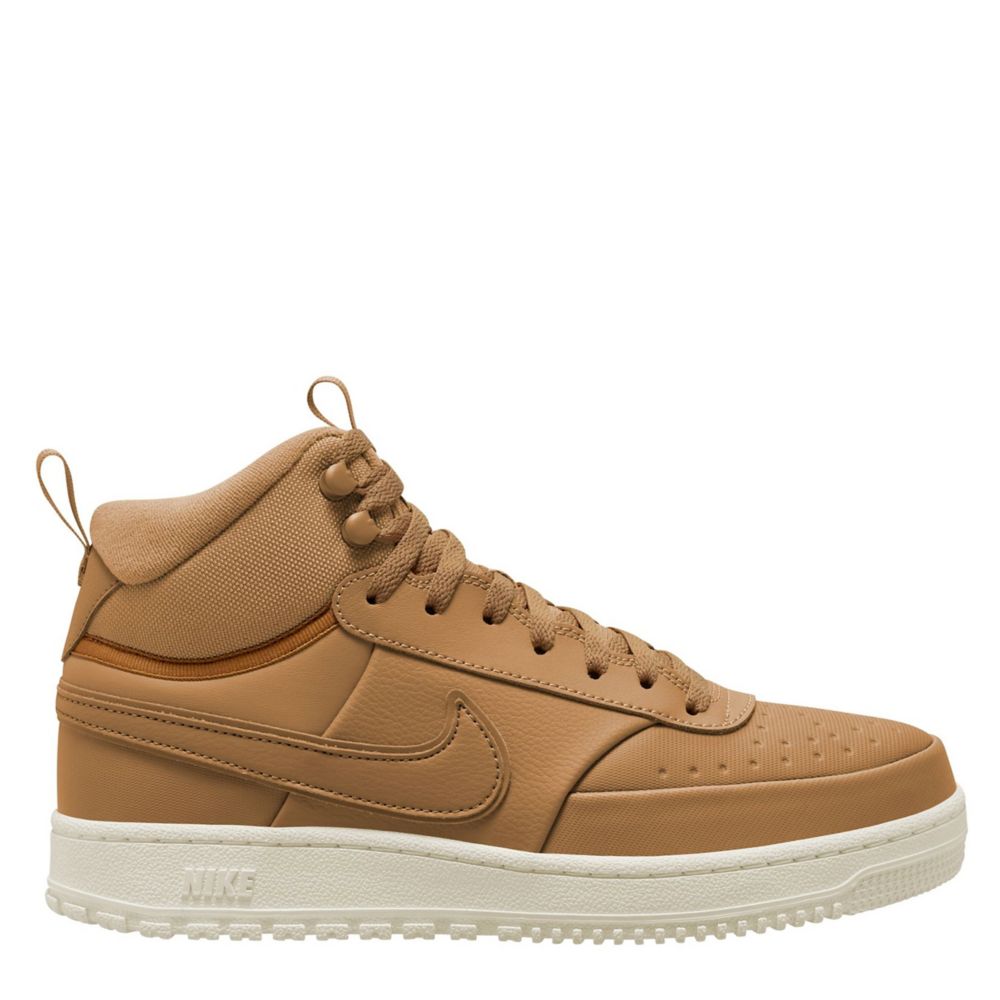 Wheat Nike Mens Court Vision Mid Sneaker Boot | Mens | Rack Room Shoes