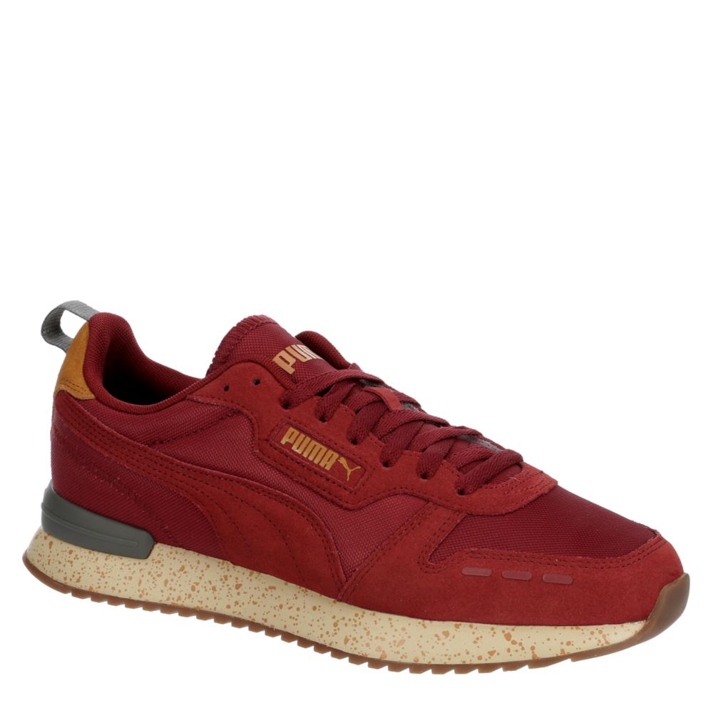 burgundy pumas men