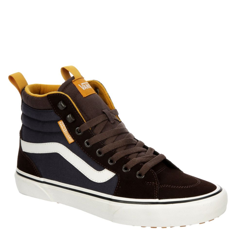 Brown Mens Filmore High Shoes | Vans Vansguard Sneaker Rack Room | Top