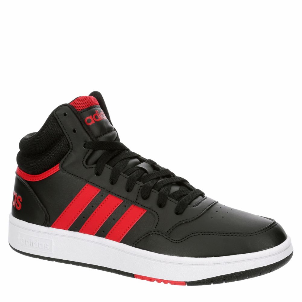 Black Adidas Mens Hoops Mid Sneaker Mens Rack Room Shoes