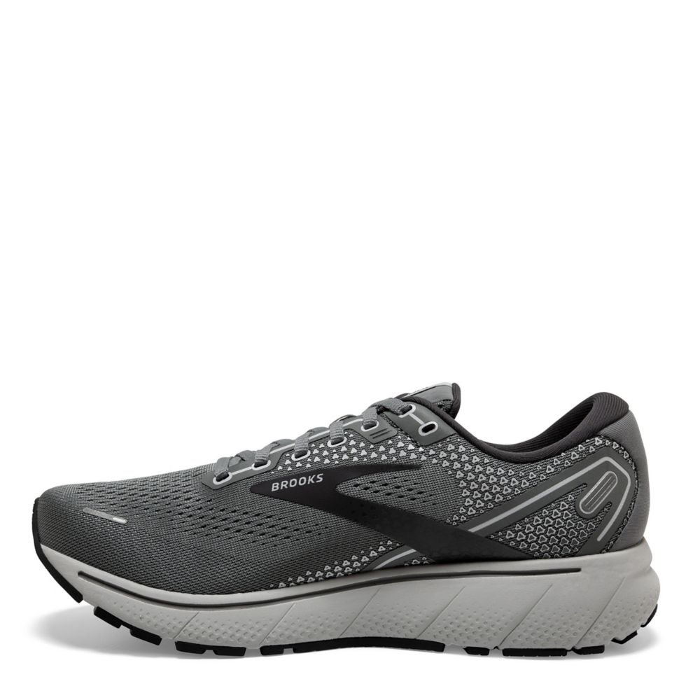 Grey Mens Ghost 14 Running Shoe, Brooks