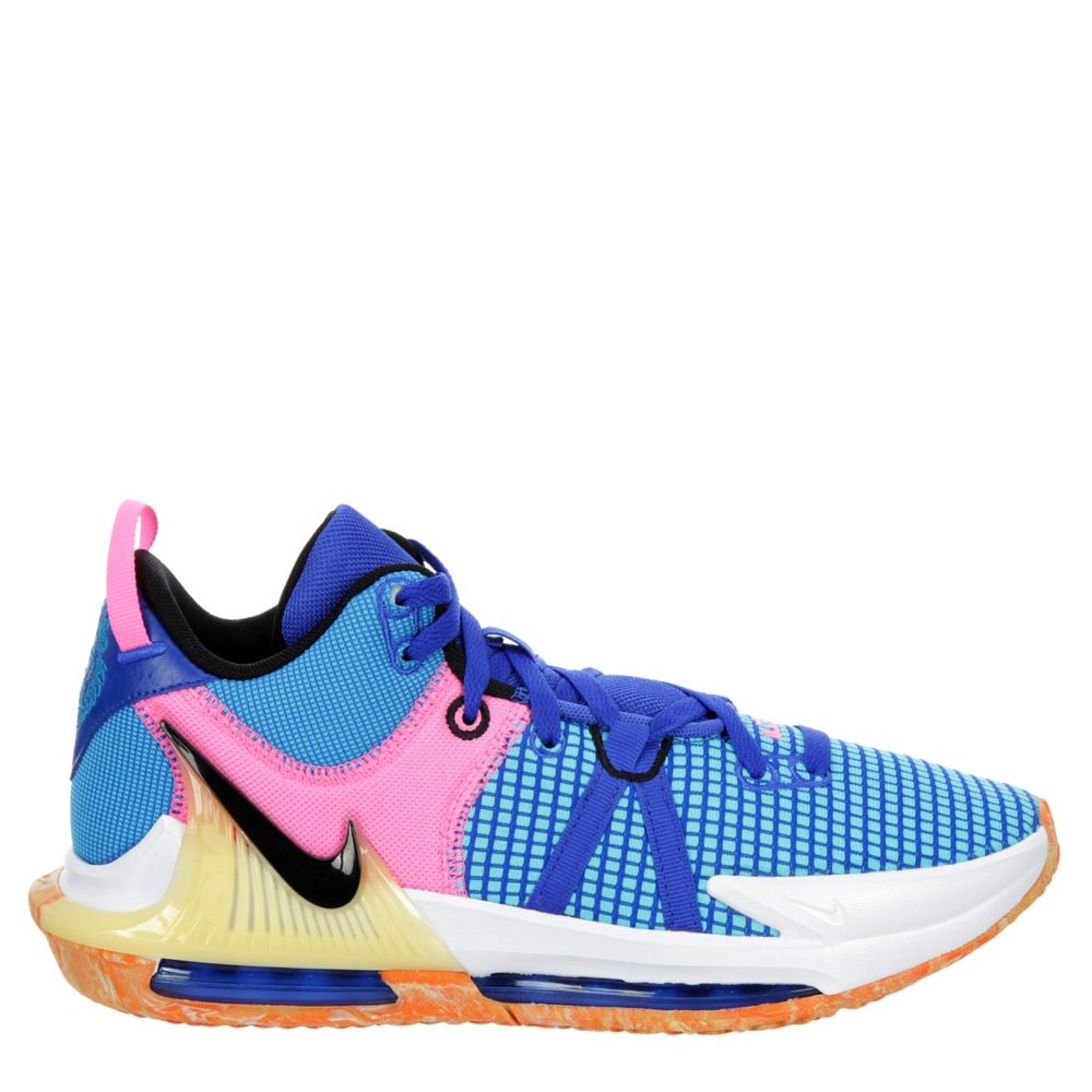 Blue Nike Mens Lebron Witness 7 Basketball Shoe | Color Pop | Rack Room ...