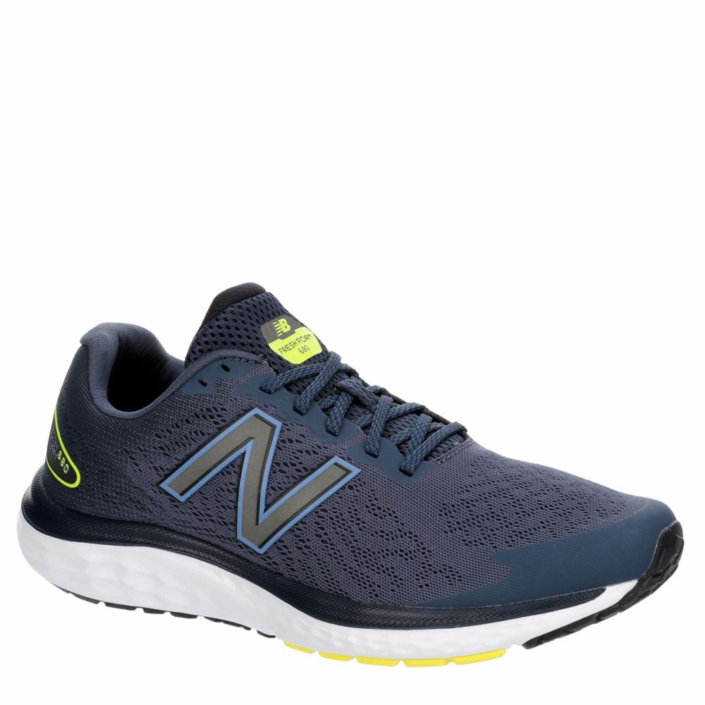 Navy New Balance Mens Fresh Foam 680 V7 Running Shoe | Rack Room Shoes