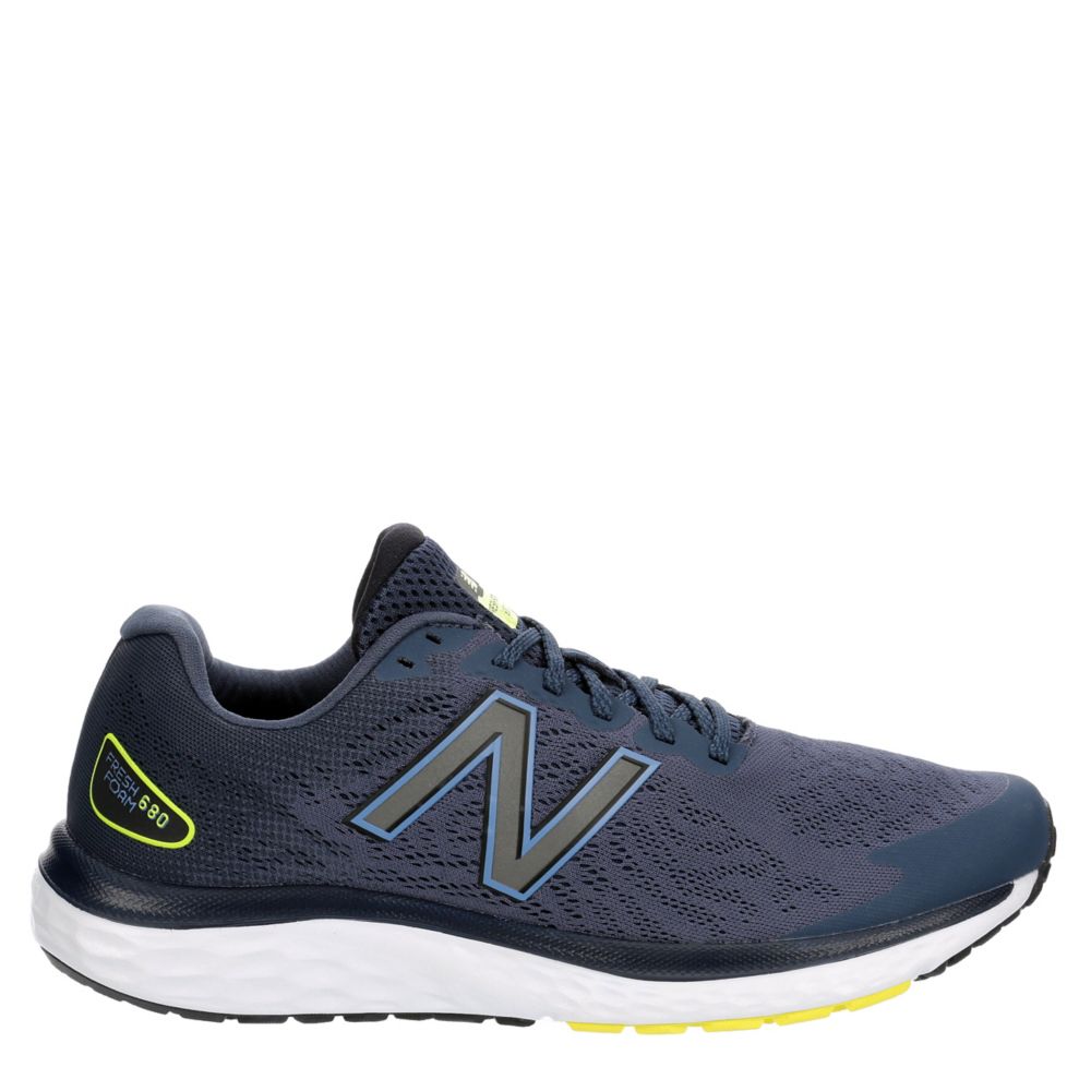 Navy New Balance Mens Fresh Foam 680 V7 Running Shoe | Rack Room Shoes