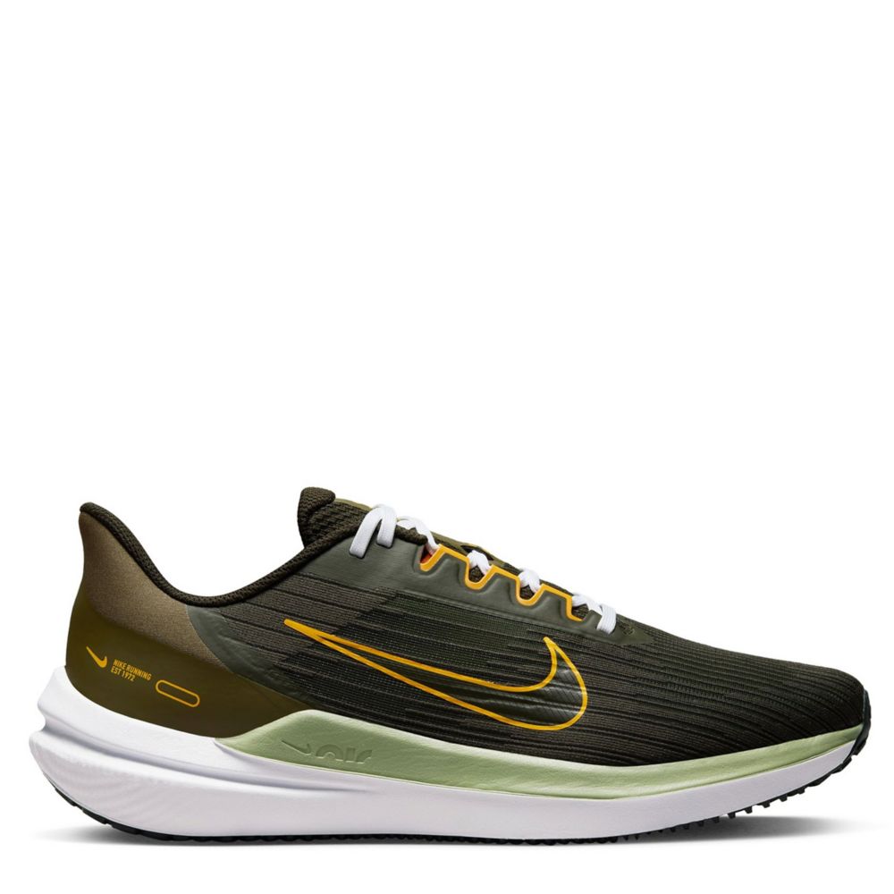 Arbejdsgiver flygtninge kromatisk Olive Nike Mens Air Winflo 9 Running Shoe | Athletic & Sneakers | Rack Room  Shoes