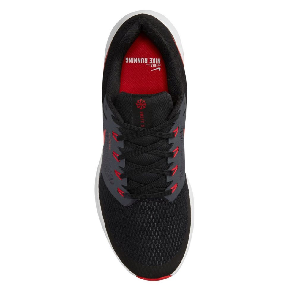 Black Nike Mens Run Swift 3 Running Shoe | Athletic & Sneakers | Rack ...