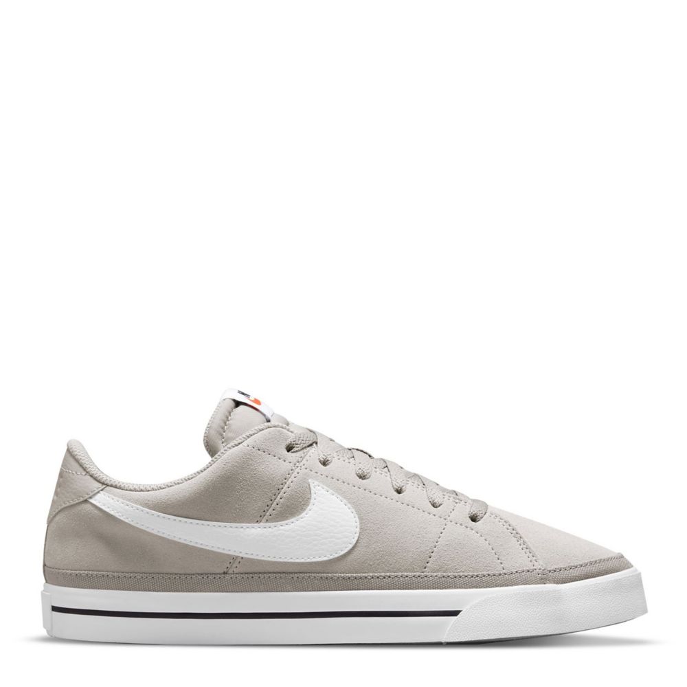 White Mens Court Legacy Suede Low Sneaker | Nike | Rack Room Shoes