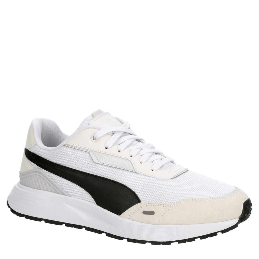 Grey Puma Mens Runtamed Plus Sneaker, Athletic & Sneakers