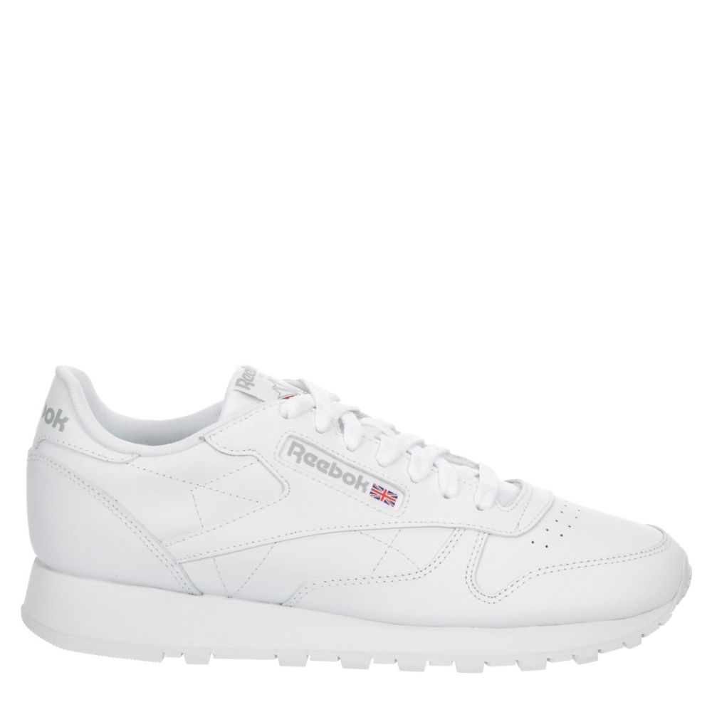 Reebok mens cheap classic white leather