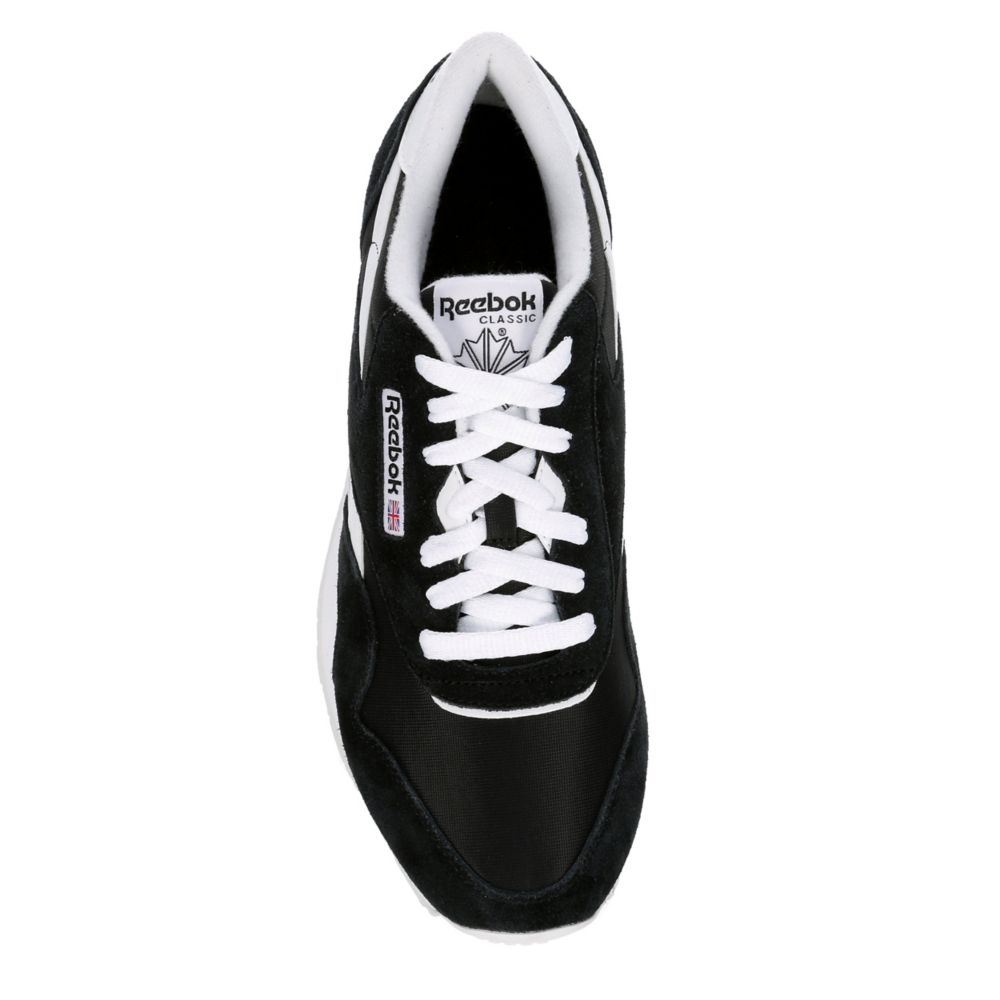 Reebok Classic nylon sneakers in black