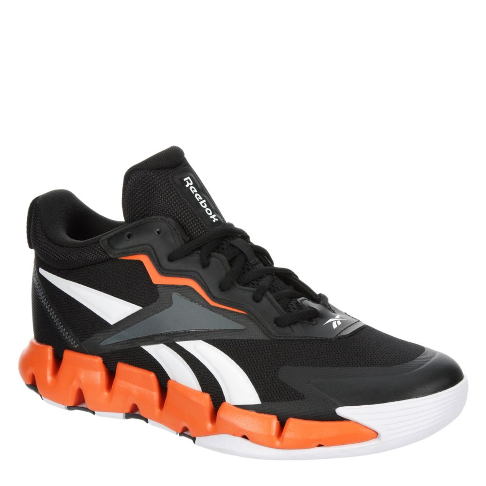 Black and Orange Reebok New Zig Sneakers Size 3.0 | SidelineSwap