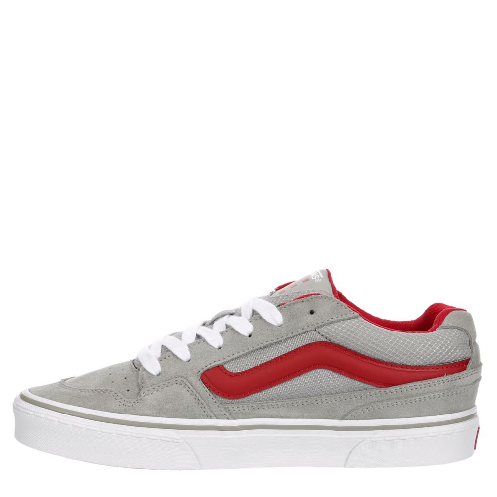 Vans grey outlet and red