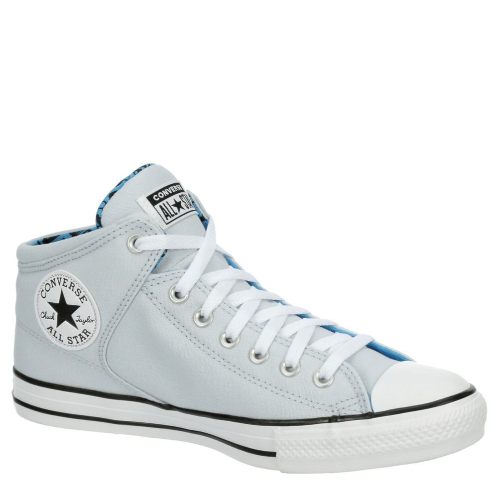 Grey mens shop converse high tops