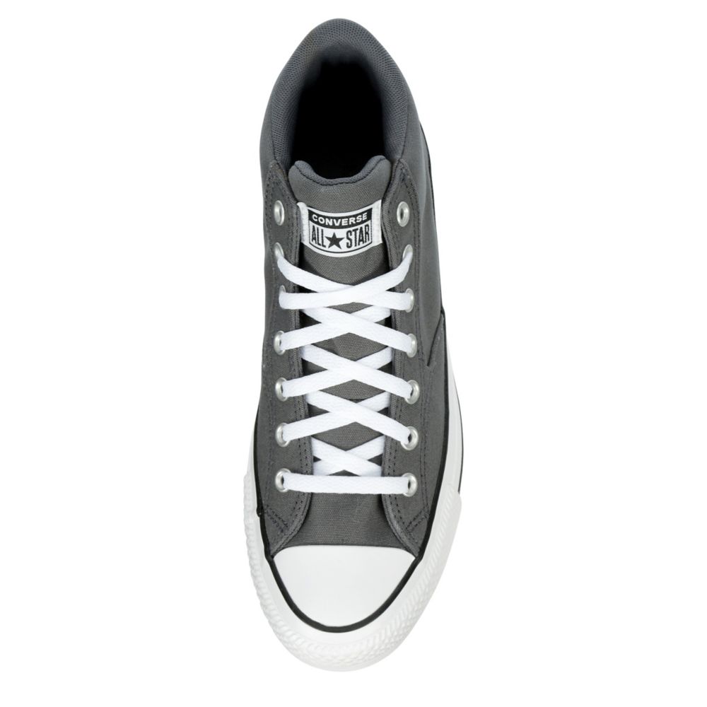 Dark grey converse mens best sale