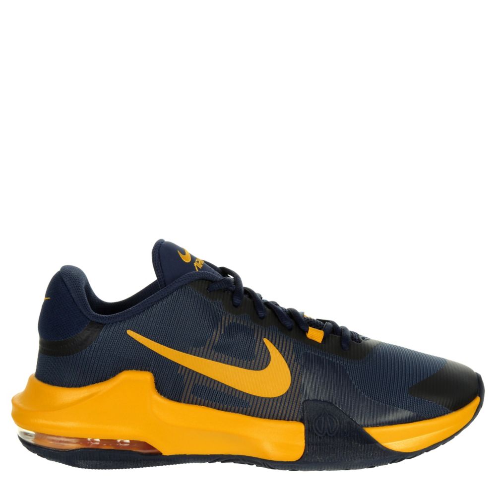 Nike navy and gold on sale shoes