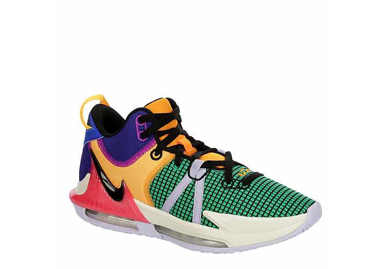 lebron shoes multicolor