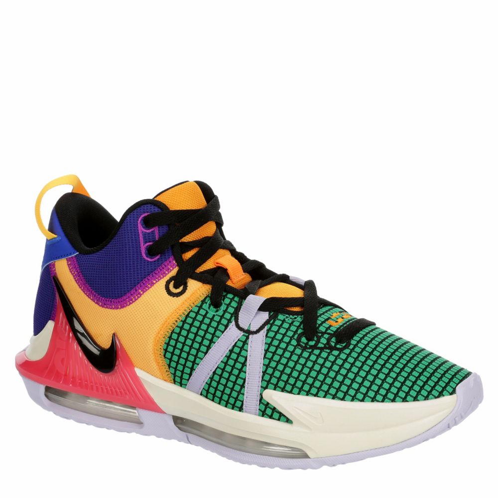 lebron shoes multicolor