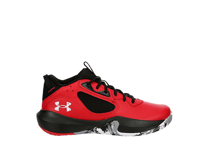 Red Mens Lockdown 6 Basketball Shoe | Under Armour | Rack Room Shoes